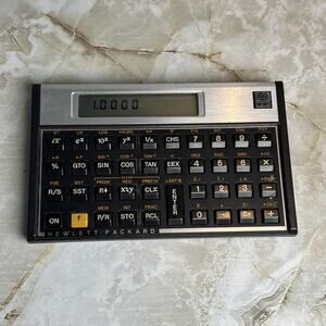 Vintage Hewlett Packard HP 10C Scientific Calculator Tested Working Condition